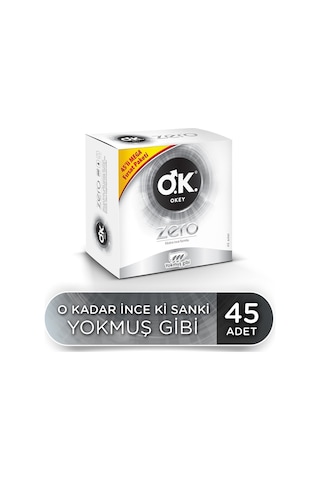 Okey Zero Prezervatif 45'li
