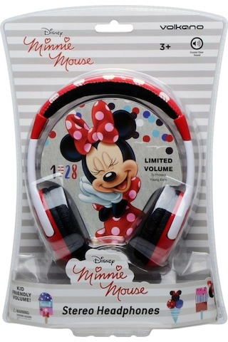 Disney Minnie Mouse Mini Fare Çocuk Kulaklığı Lisanslı Dy-13301-M