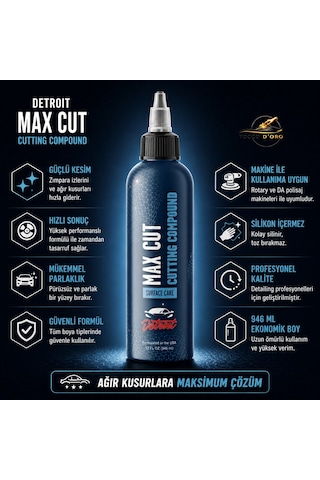 Detroit Max Cut Cutting Compound Pasta 946 Ml