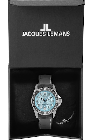 Jacques Lemans 1-2205f Lıverpool Dıver Erkek Kol Saati Gümüş - Siyah