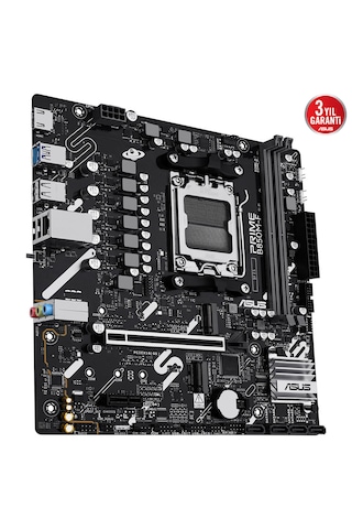 Asus Prıme B850m-f 2xddr5 Pcıe 5.0 2xm2 Hdmı Am5 Amd Aura Sync Anakart