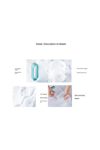 Dancemonkey 3 Adet Şeffaf Turuncu Cola Soğutmalı Saklama Kutusu Çok Renkli