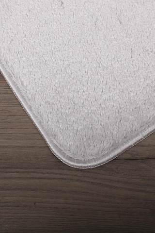 Relax Gri 80x150 + 50x80 Cm 2'li Banyo Halısı Paspası Seti, Kaymaz Klozet Takımı Çok Renkli