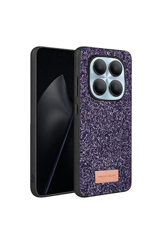 Onegif - 88 - Xiaomi Redmi Note 15 4g Bright Simli Kapak - - Csmo-tex - Derin Mor
