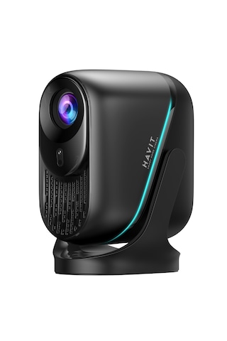 Havit Pj220 Pro Akıllı Projeksiyon Cihazı 1080p, Android Tv 13.0, 250 Ansı Lümen, Oto Odaklama