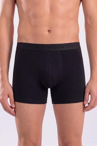 Arma Yıldız Erkek Renkli Boxer 10'lu Paket Pamuklu Likralı Yumuşak Ve Esnek Kumaş 3 Siyah 3 Gri 2 Füme 2 Laci