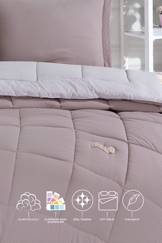Elart Violet Comfort Uyku Seti Çift Kişilik Gülkurusu Gülkurusu