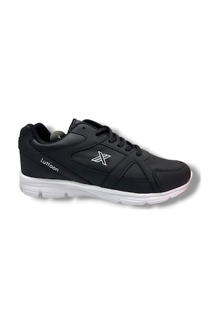 Luttoon 251-26 Deri Anorak Anatomik Erkek Sneaker Siyah Beyaz 45-48 Siyah