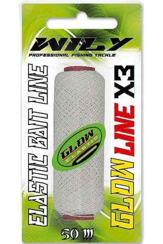 Wily Fosforlu Glow Pro Elastik Yem İpi 50mt.