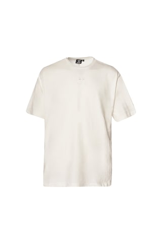 Hummel Britt Oversize Erkek Beyaz Yuvarlak Yaka Tişört Beyaz