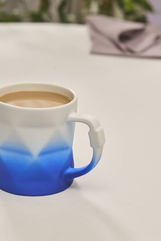 Karaca Soft Touch Geo Kupa 450 Ml Mavi