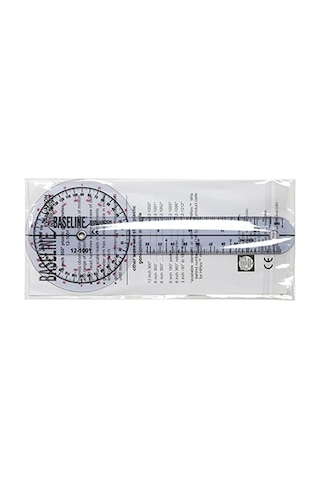 Baseline Plastik Gonyometre 360 Derece 20 CM