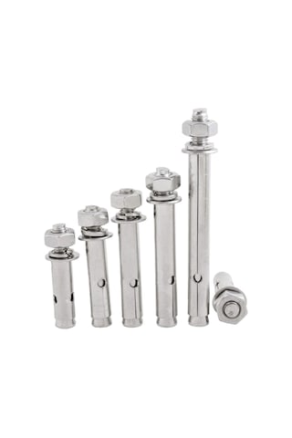 Genişletme Cıvataları 316 Paslanmaz Çelik Genişleme Vidası Beton M6 M8 M10 M12 Duvar Ankrajı Vidalı Hareketleyici M6x60mm2pcs M5 - 1000 MM