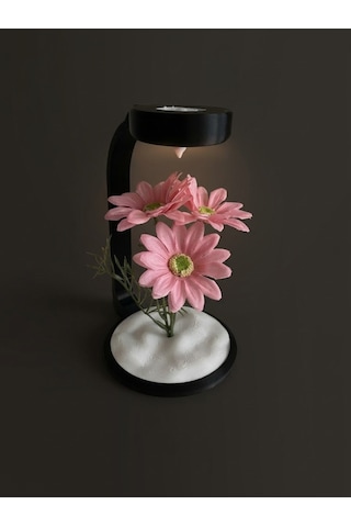 Moonlamp Pembe Papatya Dekoratif Hediyelik Lamba