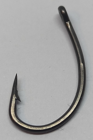 Sazan Avı Kurv Shank Model Teflon Siyah Delikli Olta Iğnesi No:4