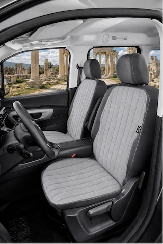 Bod Citroen Berlingo Oto Koltuk Koruyucu Kılıf 2019-sonrası Bafa Serisi Gri