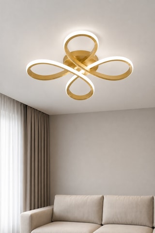 Solis Led Plafonyer Avize Beyaz Işık Eskitme