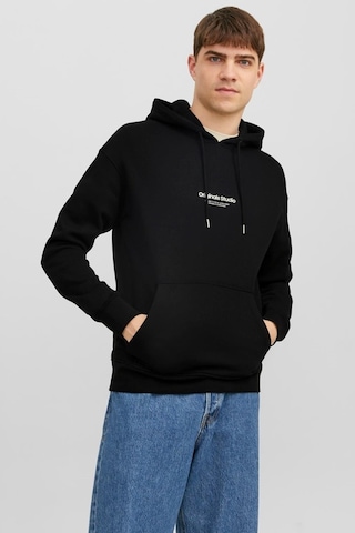 Jack & Jones Jack&jones Jorvesterbro Sweat Hood Noos Siyah 001