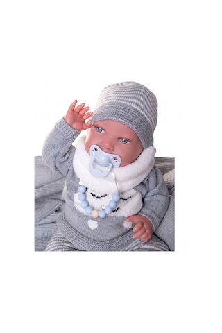 Antonio Juan Reborn Pipo Şallı Sweet Yumuşak Gövde Bebek 80114