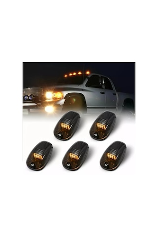 Xuweiwei 5pcs Led Lights Amber Yellow Ici Dis Aydinlatma Oda Elektrik Tesisati Pilsiz