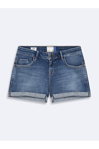 LTB Judıe Düşük Bel Jean Mid Indigo Şort