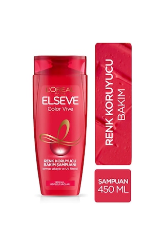 L’Oreal Paris Elseve Color Vive Renk Koruyucu 2’si 1 Arada Bakım Şampuanı 450 ML