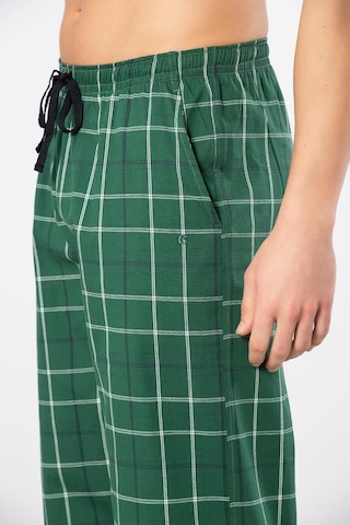 Cacharel Erkek Dokuma Pijama Tek Alt 2240/yeşil 1 Yeşil