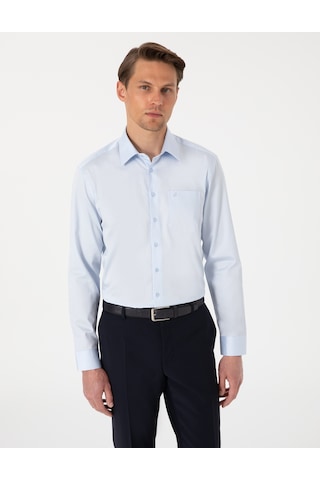 Pierre Cardin Erkek Açık Mavi Gömlek Basic 50302972-vr003 Açik Mavi