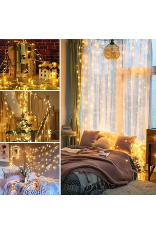 Buffer Günışığı Renk 5 Farklı Işık Modlu 10 Metre Eklemeli Dekor Boncuk Model Dekoratif Led Renk