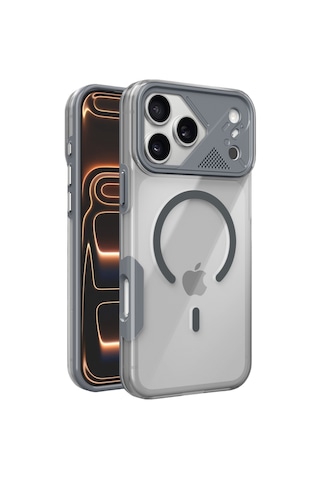 Joko Apple İphone 17 Pro Max Uyumlu Zinko Magsafe Kapak - Titan Gri Çok Renkli