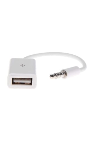 Erkek Aux 3.5 Mm. To Dişi Usb Stereo Ses Mp3 Telefon Çevirici