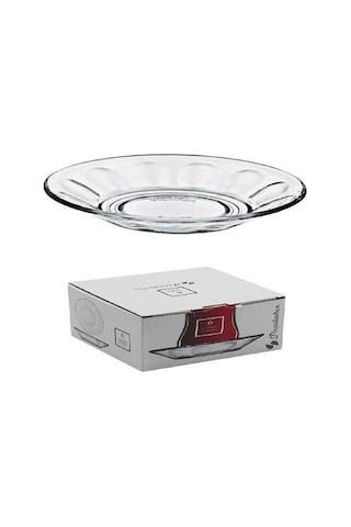 Paşabahçe 54411 Optikli Çay Tabağı 6'lı Şeffaf