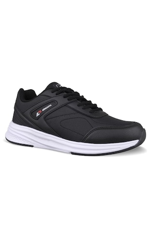 M.P Mp 242-1256 Siyah Beyaz Unisex Bağcıklı Spor Ayakkabı Siyah - Beyaz