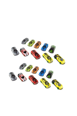 1:70 Ölçek Metal Arabalar Model 20'lu Set 7 Cm