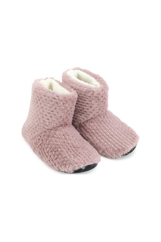 Gezer Kadın Kışlık Sessiz Taban Ev Panduf Bot Ga7kte.03432.00.09e.0c Pembe