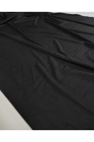 Siyah Renkte Süet Görünümlü Kumaş En: 150cm-10713 Siyah