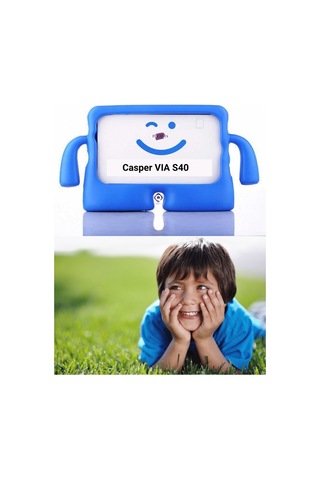 Via S40 10.4 İnç Uyumlu Fuchsia İbuy Standlı Eğlenceli Çocuk Ruhlu Tablet Kılıfı