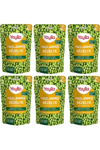Yayla Haşlanmış Bezelye 6 x 700 G