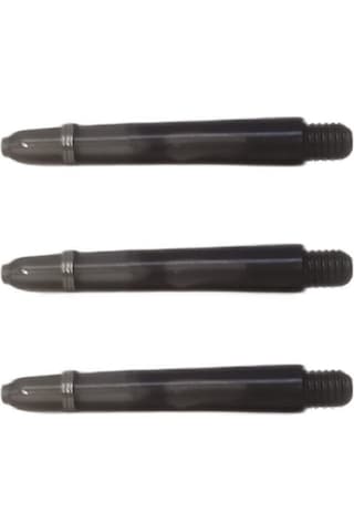 5 Set 15 Adet 35mm Siyah Şeffaf Polikarbon Pc Dart Shaft-şaft.