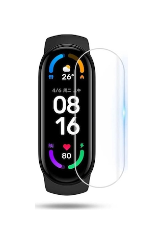 Xiaomi Mi Band 7 Zore Narr Tpu Body Ekran Koruyucu-Renksiz