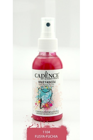 Cadence Your Fashion Sprey Kumaş Boyası 100Ml - 1104 Fuşya
