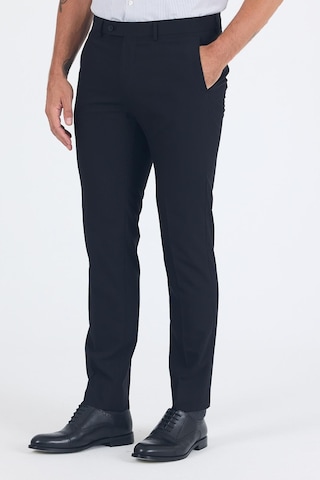 İmza Siyah Esnek Yandan Cepli Slim Fit Classic Pantolon 1003250013 Siyah