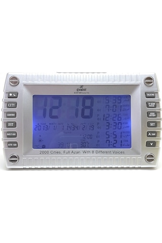 Eastar Ac-2086 5 Vakit Otomatik Ezan Okur Masa Saati 2000 Şehir
