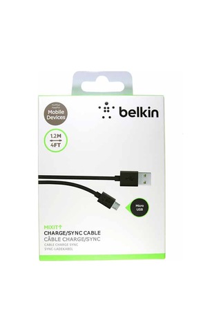 Belkin F2cu012bt04blk 1.2m Micro Usb Şarj Ve Kablo Siyah