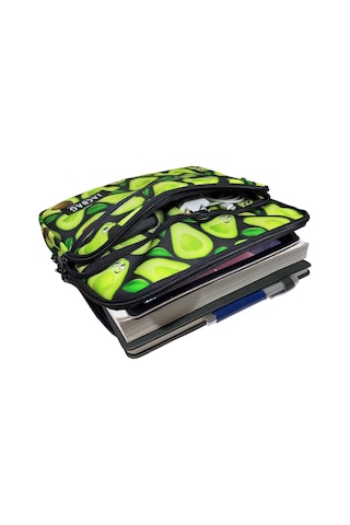 Jacbag Açık Yeşil Avokado Üç Cepli Tablet Telefon Not Defteri El Çantası - Kız Çocuk/kadın Tablet Kılıfı