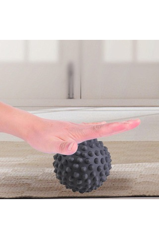 Homyl Masaj Topu Kadın Fitness Ekipmanları Spor Boyun Sırt Siyah