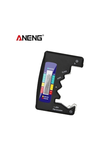 Maoyaya Hallow Cdn Aa Aaa Pil Test Cihazı, Lcd Ekranlı Güç Endeksi