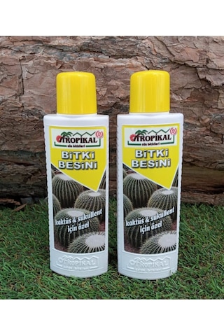 Ekodoğa Kaktüs Sukulent Besini Bitki Sıvı Gübresi Vitamini 225 Ml 2 Adet Diğer