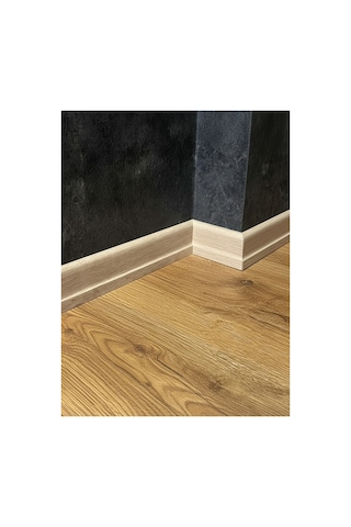 6 Cm Meşe Rengi Süpürgelik Mdf 2,44 Metre Uzunluğunda