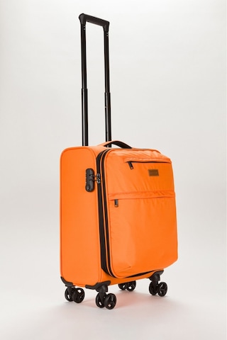 Unisex Kabin Boy Kumaş Valiz 028-03 Turuncu
